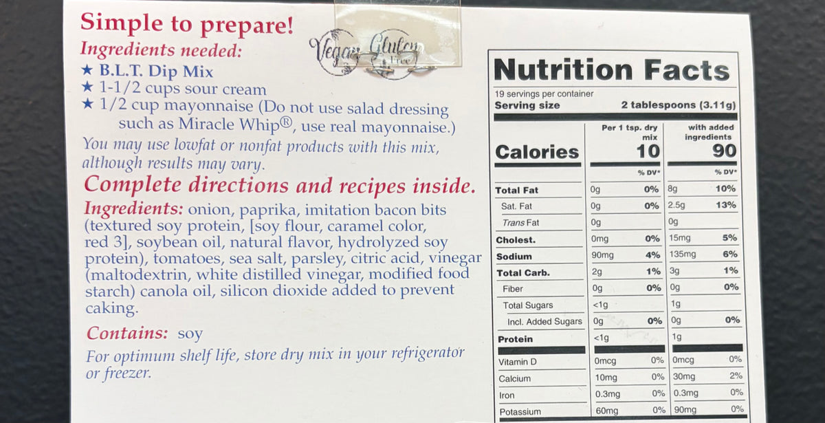 BLT Dip Mix