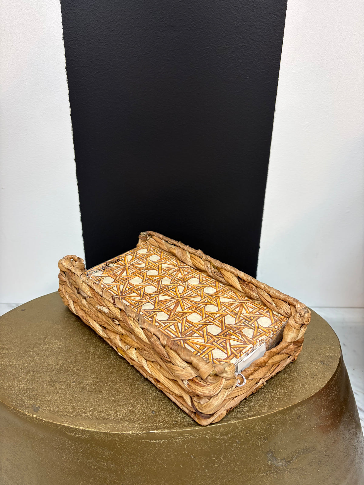 Bamboo Guest Towel Tray