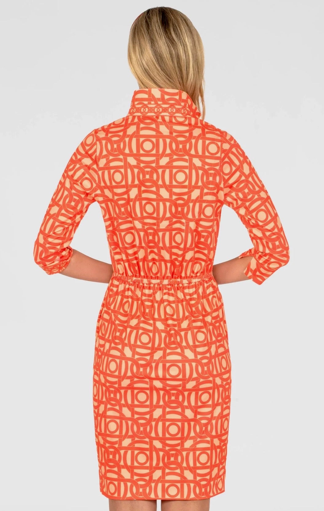 Orange Twist & Shout Dress