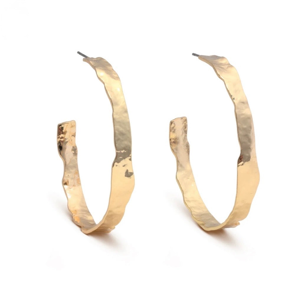 Wendy Gold Hoop Earring
