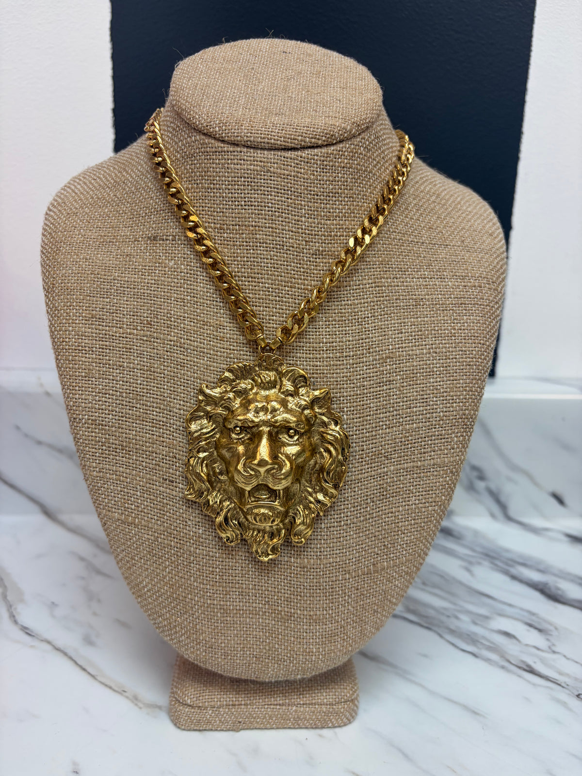 Lion Door Knocker Necklace