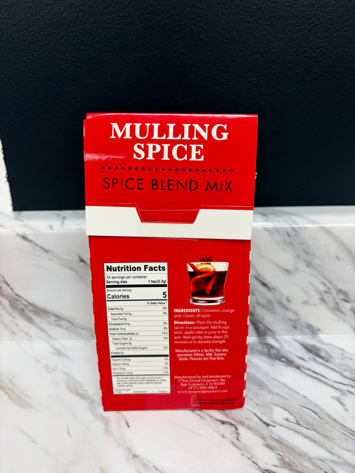 Mulling Spice Blend Mix In Box