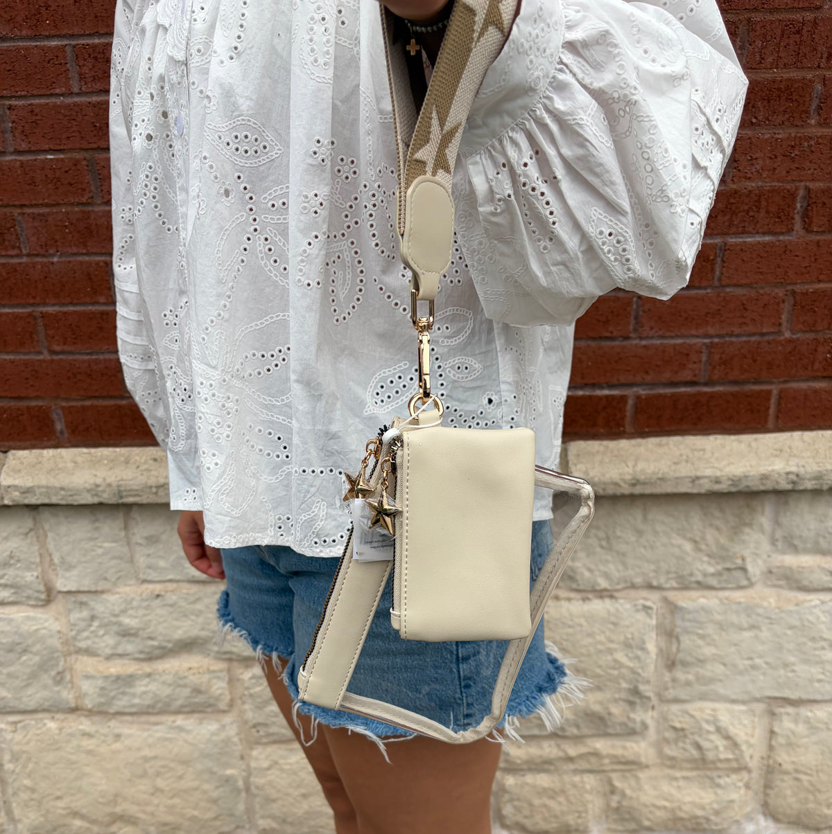 Clear Spectator Wristlet