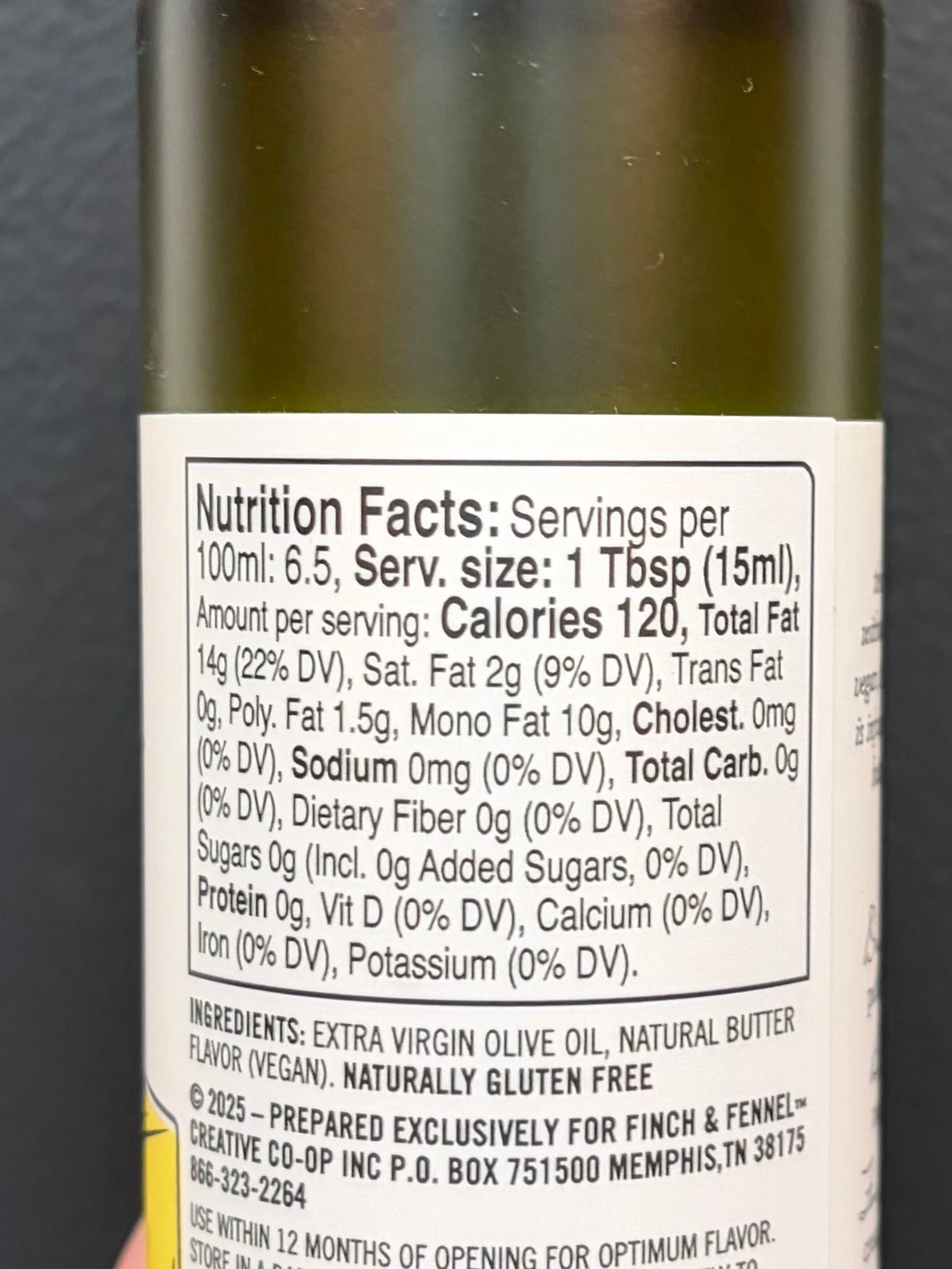 F+F Butter Olive Oil