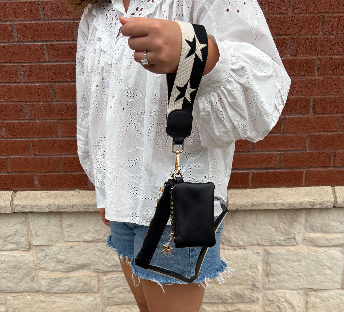 Clear Spectator Wristlet