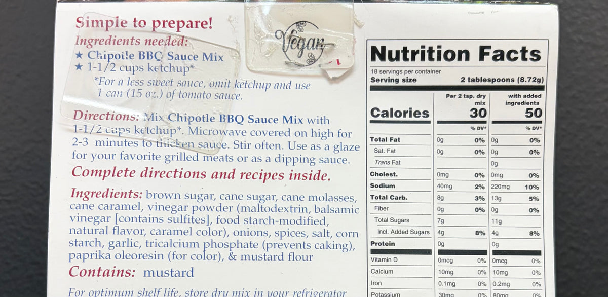 Chipotle BBQ Sauce Mix