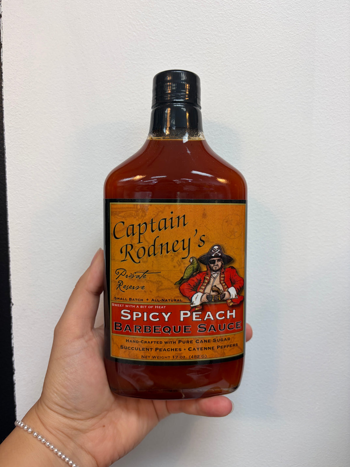 Captain Rodney's Spicy Peach BBQ Sauce