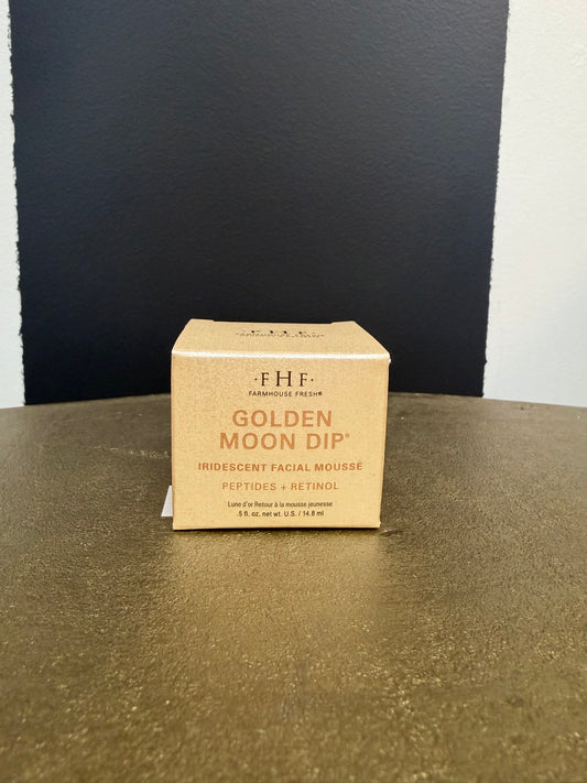 Golden Mini Iridescent Moon Dip Facial Mousse