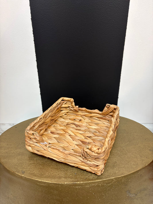Bamboo Beverage Napkin Tray