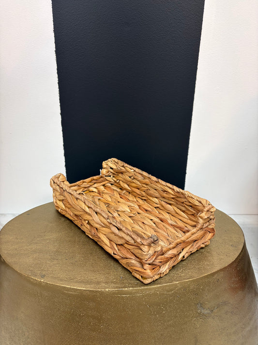 Bamboo Guest Towel Tray