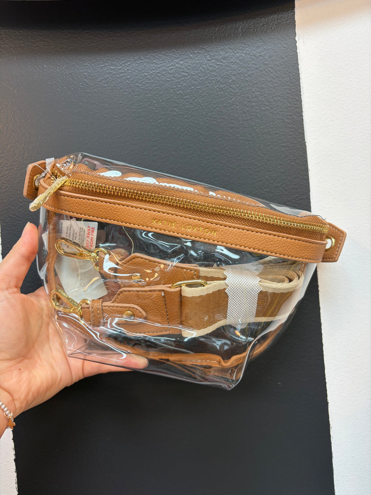 Tan Stadium Belt Bag
