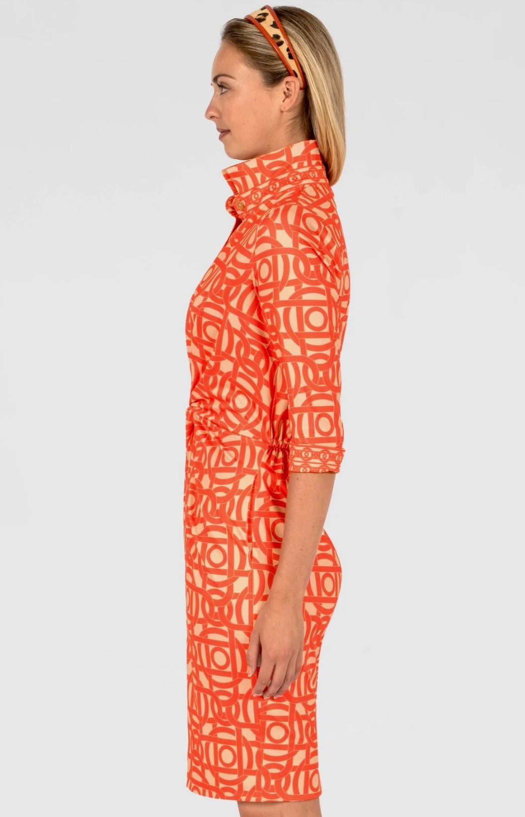 Orange Twist & Shout Dress