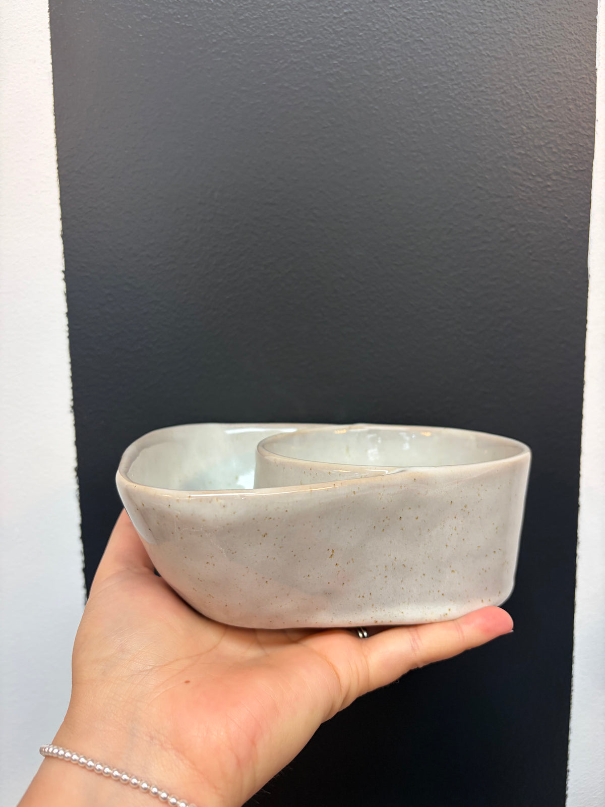 Stoneware Cracker & Soup Bowl