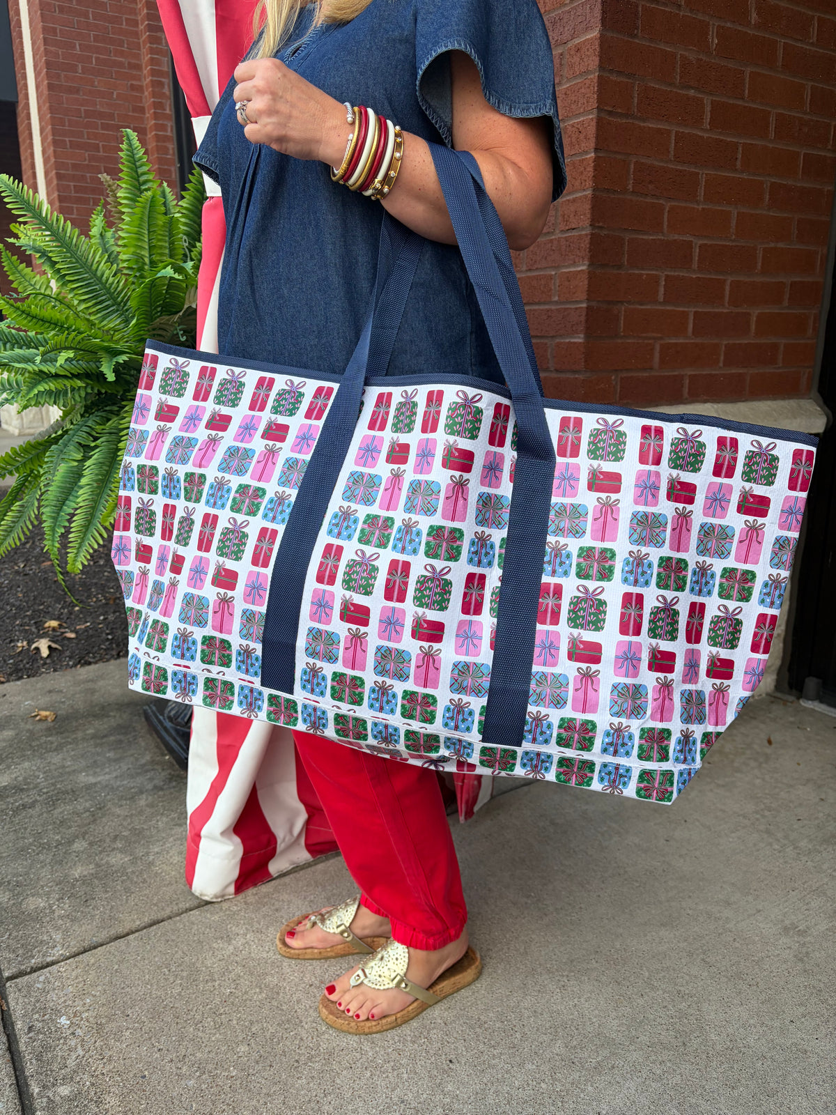 Utility Tote Wrapped in Color