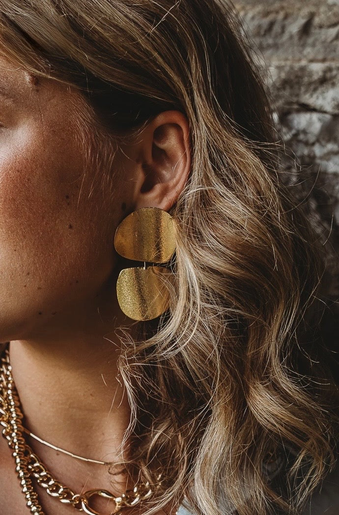 Goldie Dangle Post Earring