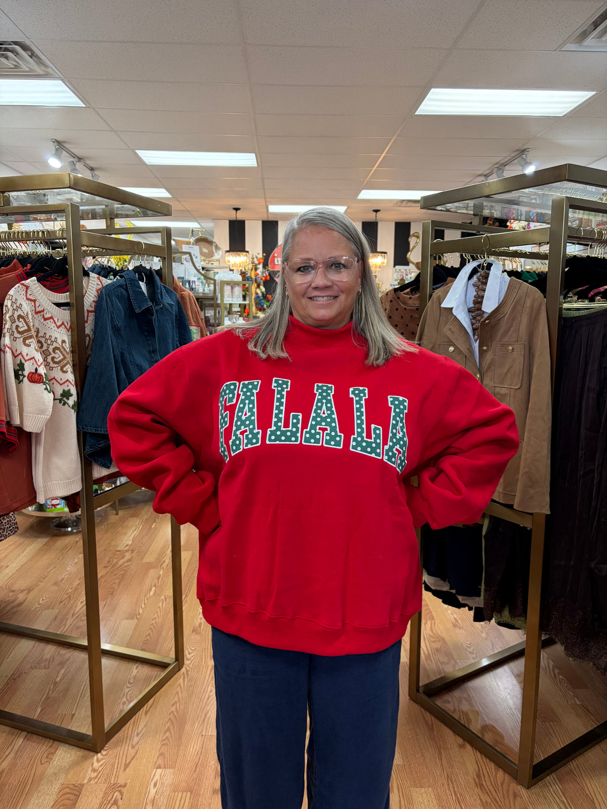 FALALA Polka Dot Sweatshirt