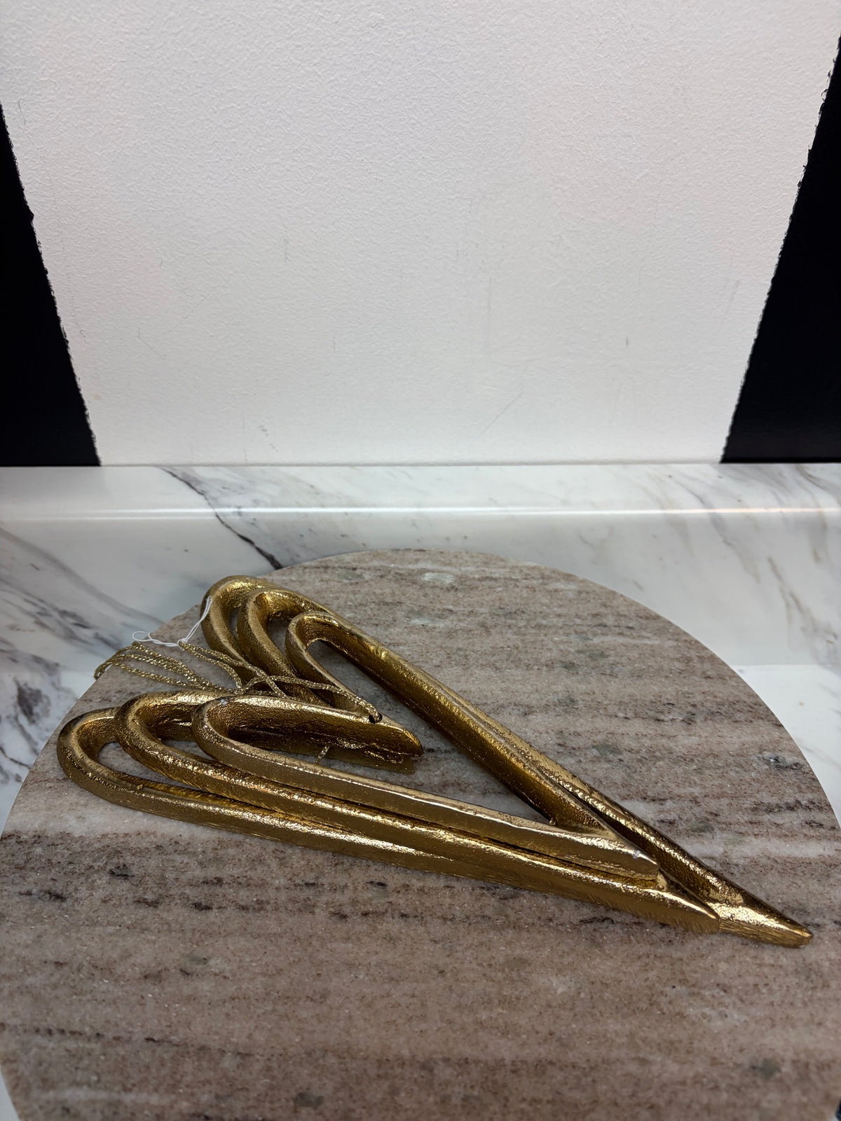Gold Medium Heart Ornament