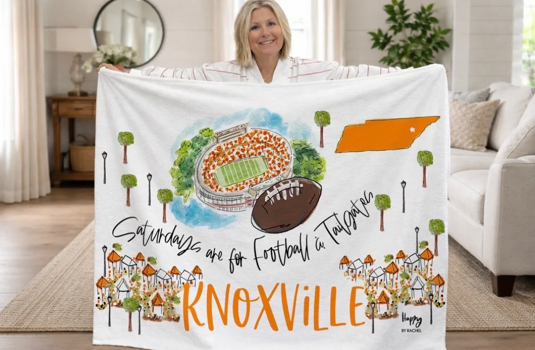 Knoxville Saturdays Game Day Fleece Blanket