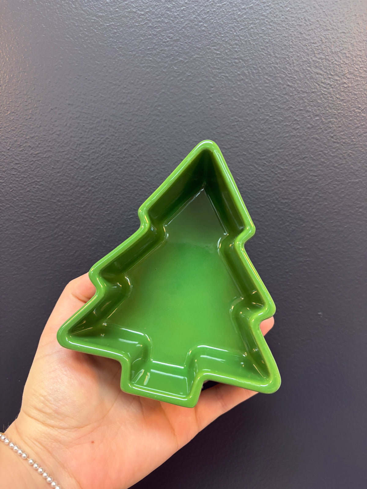 Green Tree Ramekin Large