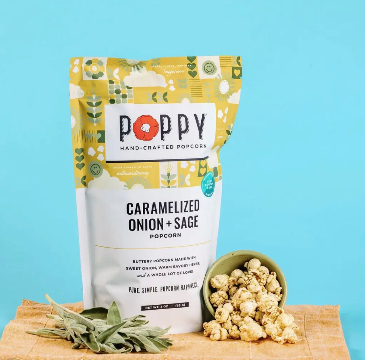 Caramelized Onion & Sage Popcorn