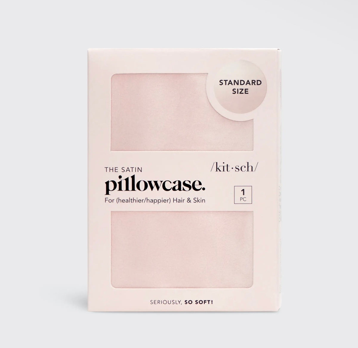 Blush Satin Standard Pillowcase