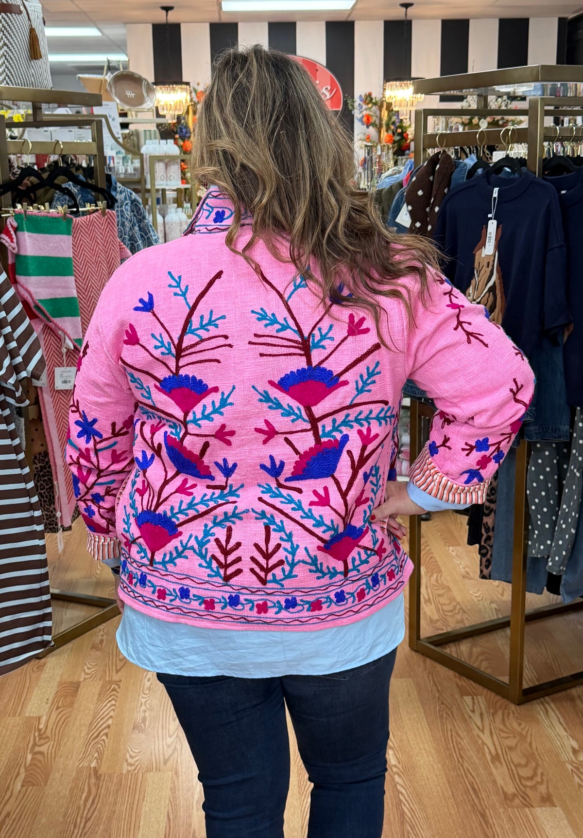 Pink Suzani Jacket