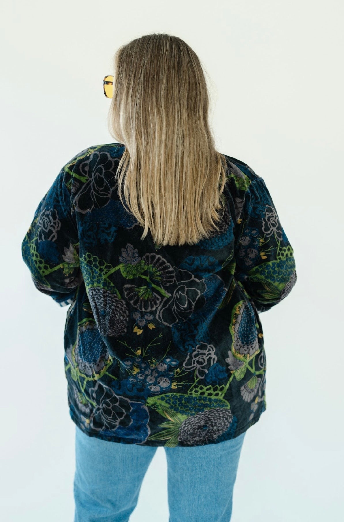 Melissa Penny Velvet Lounge Duster