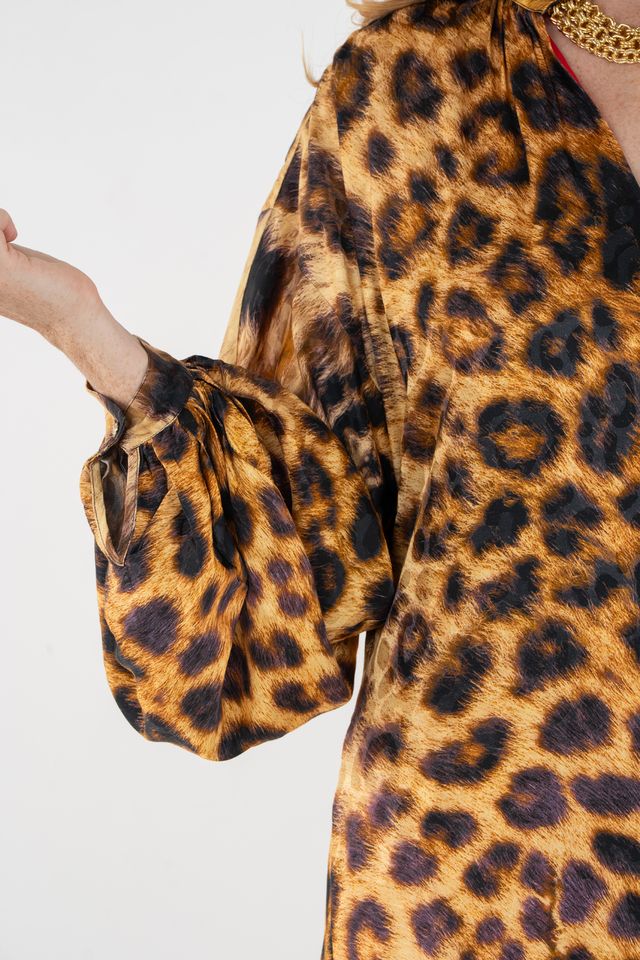 Leopard Jacquard Fiona Dress